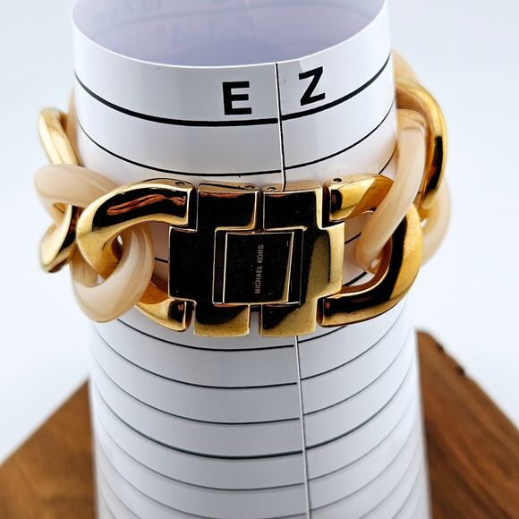 Michael Kors Runway Women's Rose Gold Twist Watch Crystal Multidial Chunky Glam - Picture 7 of 7